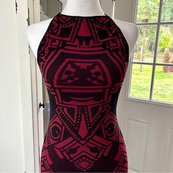 Free People Black and Red Midi Dress - Picture 5 of 14